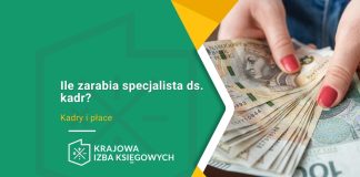 Ile zarabia specjalista ds. kadr