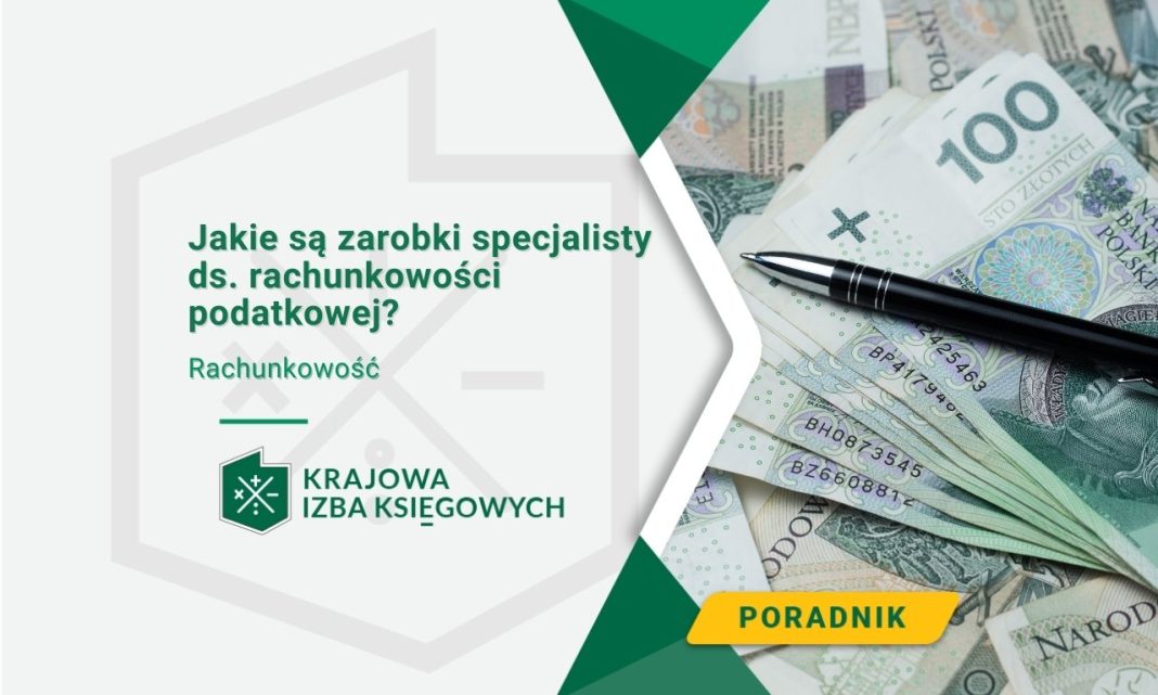 Jakie są zarobki specjalisty ds. rachunkowości podatkowej