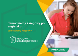 Samodzielny księgowy po angielsku Samodzielny księgowy po angielsku