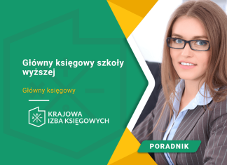 Główny księgowy szkoły wyższej