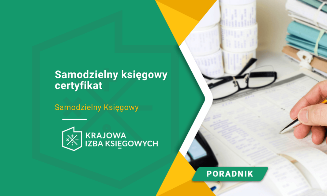 Samodzielny księgowy certyfikat