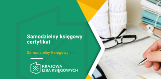 Samodzielny księgowy certyfikat