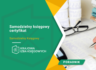 Samodzielny księgowy certyfikat