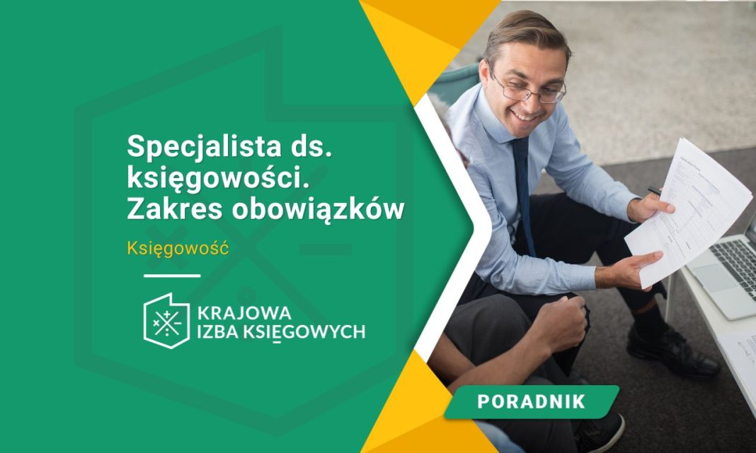 specjalista ds księgowości zakres obowiązków