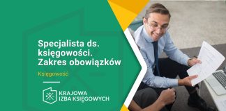 specjalista ds księgowości zakres obowiązków