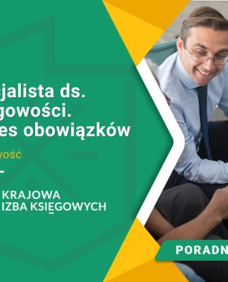 specjalista ds księgowości zakres obowiązków