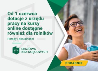 Od 1 czerwca dotacje z urzędu pracy na kursy online dostępne również dla rolników