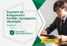 asystent ds księgowości zarobki wymagania obowiązki