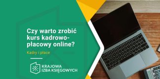 czy warto zrobić kurs kadrowo płacowy online