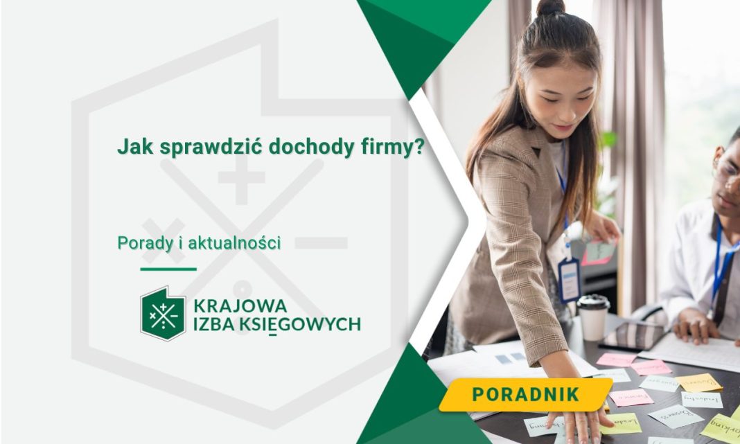 Jak sprawdzić dochody firmy
