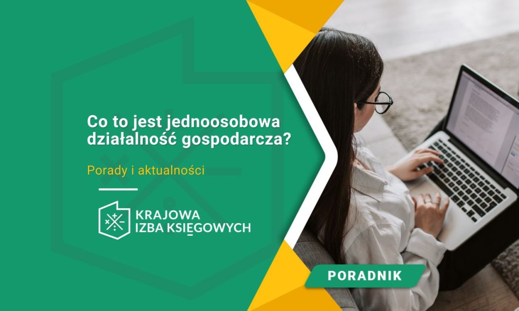 co to jest jednoosobowa działalność gospodarcza