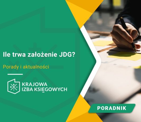Ile trwa założenie JDG