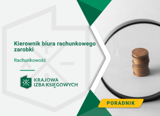 Kierownik biura rachunkowego zarobki Kierownik biura rachunkowego zarobki