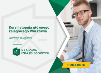 Kurs I stopnia głównego księgowego Warszawa