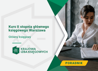 Kurs II stopnia głównego księgowego Warszawa