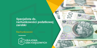 Specjalista ds. rachunkowości podatkowej zarobki