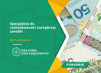 Specjalista ds. rachunkowości zarządczej zarobki