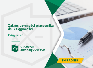 Zakres czynności pracownika ds. księgowości