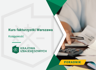 Kurs fakturzystki Warszawa