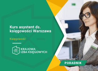 Kurs asystent ds. księgowości Warszawa