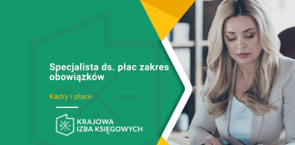 Specjalista ds. płac zakres obowiązków Specjalista ds. płac zakres obowiązków