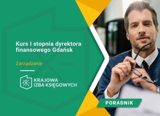 Kurs I stopnia dyrektora finansowego Gdańsk