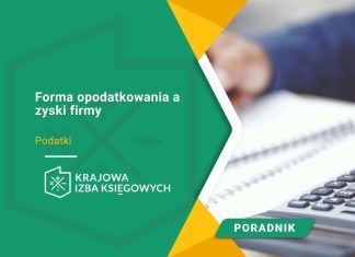 formy opodatkowania a zysk firmy