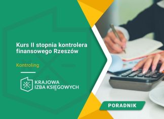 Kurs II stopnia kontrolera finansowego Rzeszów Kurs II stopnia kontrolera finansowego Rzeszów