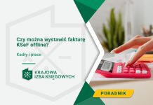 Czy można wystawić fakturę KSeF offline?
