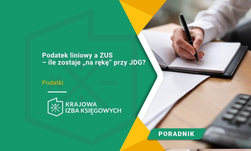 Podatek liniowy a ZUS – ile zostaje „na rękę” przy JDG?