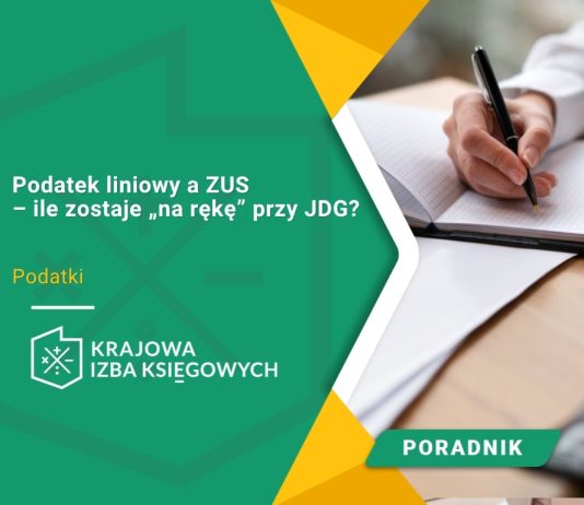 Podatek liniowy a ZUS – ile zostaje „na rękę” przy JDG?