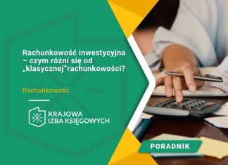 Rachunkowość inwestycyjna – czym różni się od „klasycznej” rachunkowości?